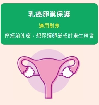 乳癌卵巢及生育保護圖片(另開新視窗)